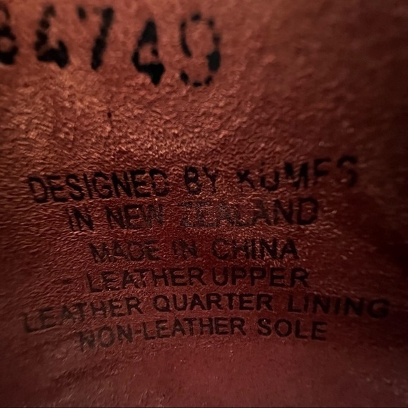 Kumfs Heels Ankle Boots Leather Black Slip Ons Black Comfy Dressy Office Career - Picture 15 of 16